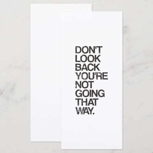 あなたは振り返らないで (正面/裏面)