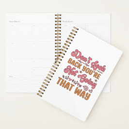 あなたは振り返らないで プランナー手帳