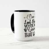 あなたは振り返らないで マグカップ (正面左)