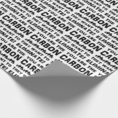 あなたは排除したい炭素だ! ラッピングペーパー (角)