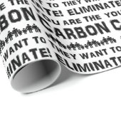 あなたは排除したい炭素だ! ラッピングペーパー (ロールコーナー)