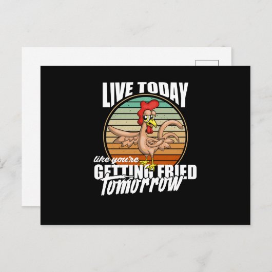 あなたは揚げられるような今日を生きる ポストカード (正面/裏面)