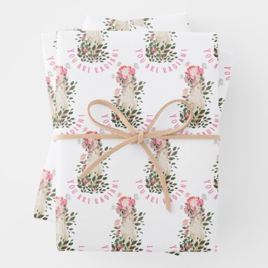 あなたは放射妊娠ラッピング紙シート ラッピングペーパーシート (インサイチュ)