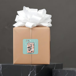 あなたは教室のバレンタインクールにジュースだ スクエアシール