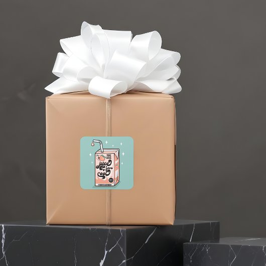 あなたは教室のバレンタインクールにジュースだ スクエアシール