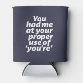 あなたは文法を上手に使わせおもしろいた 缶クーラー (正面)