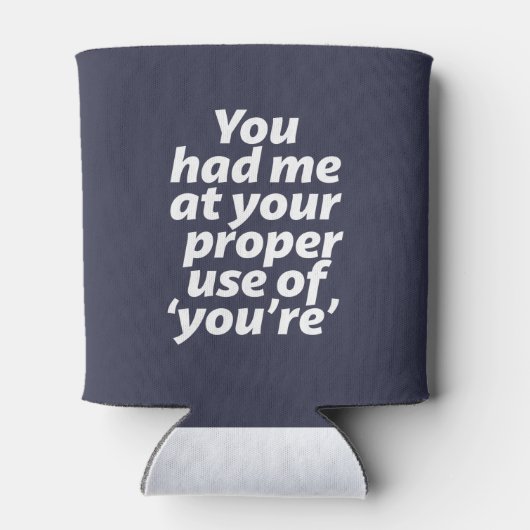 あなたは文法を上手に使わせおもしろいた 缶クーラー (裏面)