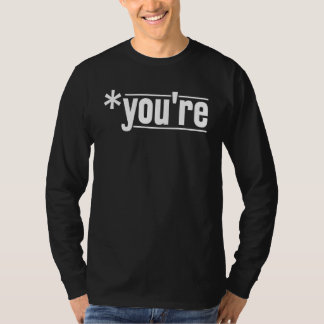 あなたは文法的に正しいスペル 文法 Tシャツ