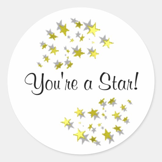 あなたは星だ！ ラウンドシール (正面)