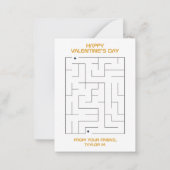 あなたは星のアストナート教室のバレンタインのカード ノートカード (裏面)