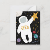 あなたは星のアストナート教室のバレンタインのカード ノートカード (正面)