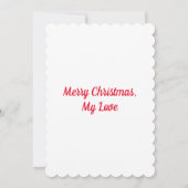 あなたは星のクリスマスカード 招待状 (裏面)