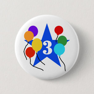 あなたは星の第3回誕生日Tシャツとギフト 缶バッジ