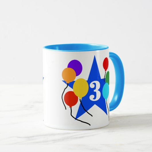 あなたは星の第3誕生日 マグカップ (正面右)