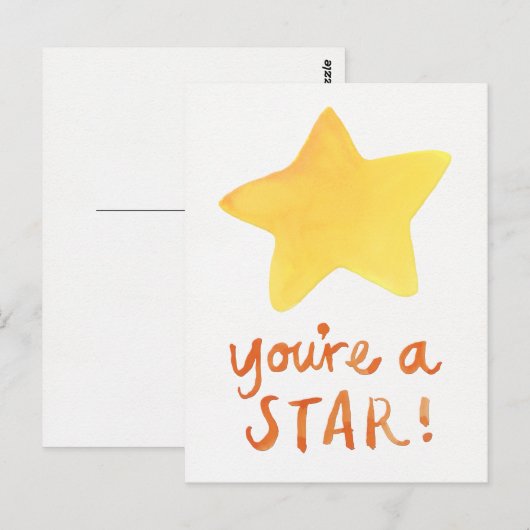 あなたは星はがき ポストカード (正面/裏面)