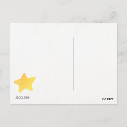 あなたは星はがき ポストカード (裏面)