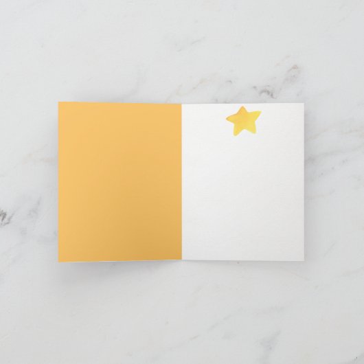 あなたは星形の札 カード (内部)