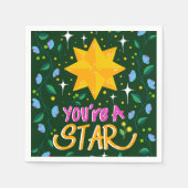 あなたは星 スタンダードカクテルナプキン (正面)
