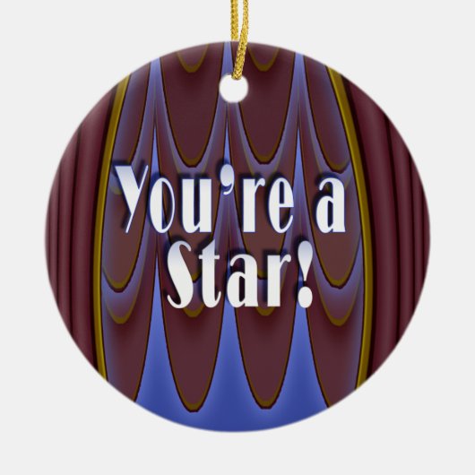 あなたは星! セラミックオーナメント (正面)