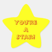 あなたは星 星シール (正面)