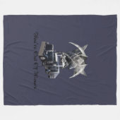 あなたは時間外のトラック運転手のフリースブランケット フリースブランケット (正面(横))