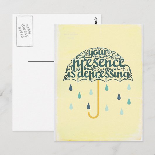 あなたは暗い ポストカード (正面/裏面)