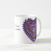 あなたは最も愛されている コーヒーマグカップ (正面右)