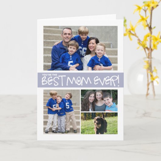 あなたは最も最高のなお母さん! カード (黄色い花)