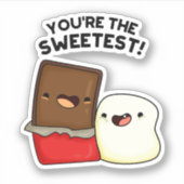 あなたは最も甘いおもしろいスナックパン シール (正面)