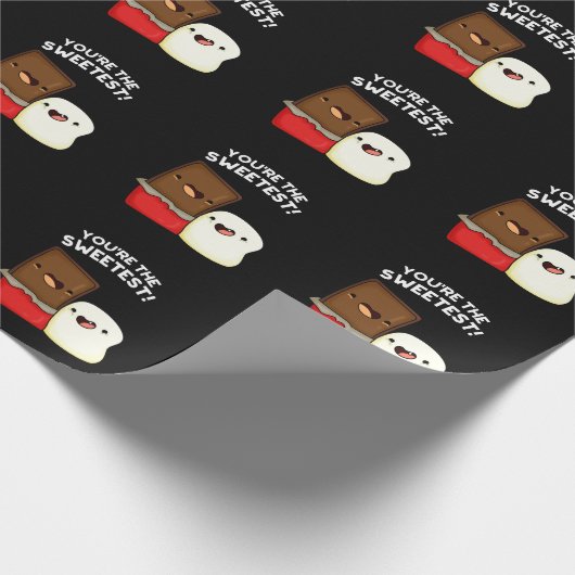 あなたは最も甘いおもしろいスナックプンダーク ラッピングペーパー (角)