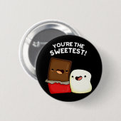 あなたは最も甘いおもしろいスナックプンダーク 缶バッジ (正面&裏面)