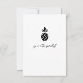あなたは最も甘いブラックパイナップルサンキューカード サンキューカード (正面)