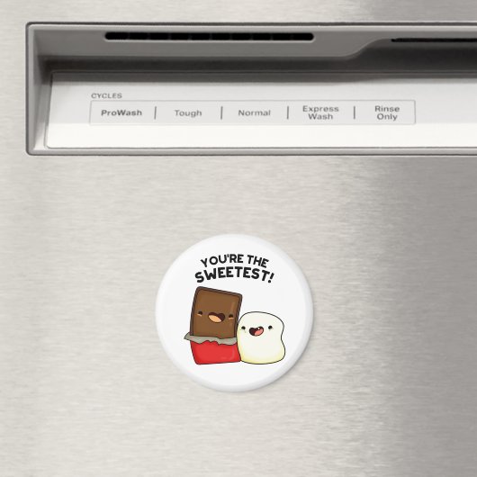 あなたは最も甘いマシュマロおもしろいープン マグネット (インサイチュ (食洗機))