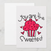 あなたは最も素敵なバレンタインデーのカードです シーズンカード (正面/裏面)