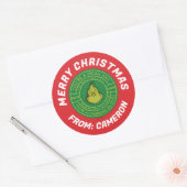 あなたは最低の一つ |メリークリスマス ラウンドシール (封筒)