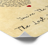 あなたは最初の最後の私のすべてのハート曲 ポスター (角)