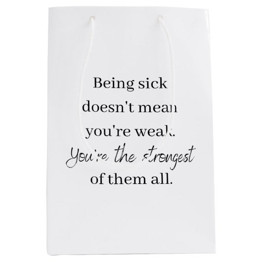 あなたは最強の全抱き枕 ミディアムペーパーバッグ (正面)