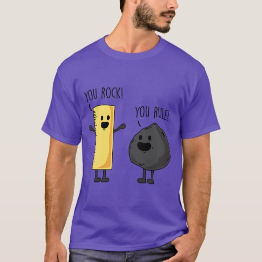 あなたは最高あなたはルール面白い漫画 Tシャツ (正面)