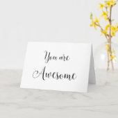 あなたは最高です、励ましのメッセージ カード (黄色い花)