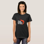 あなたは最高にエビが大好き エビ好き女子へのギフト Tシャツ (正面フル)