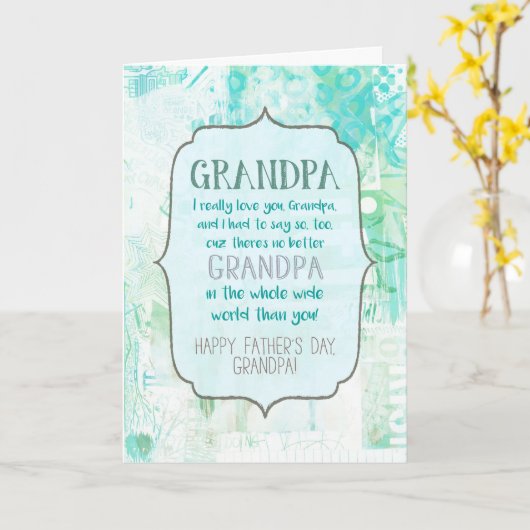 あなたは最高のお父様の日 カード (黄色い花)