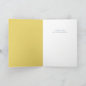 あなたは最高ののカラフルサンキューカード カード (内部)