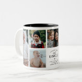 あなたは最高のの叔父と他の7 – 写真コラージュ ツートーンマグカップ (正面左)