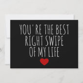 あなたは最高のの私の人生のギフトカードの右スワイプ シーズンカード (正面)