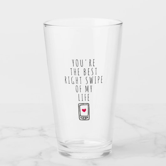 あなたは最高のの私の人生の右旋回 タンブラーグラス (正面)