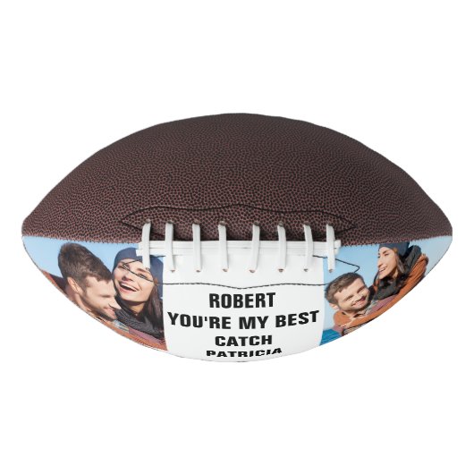 あなたは最高ののMy Catch カスタム2のカップル名 アメリカンフットボール (正面)