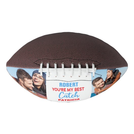 あなたは最高ののMy Catch カスタム2のカップル名 アメリカンフットボール (正面)
