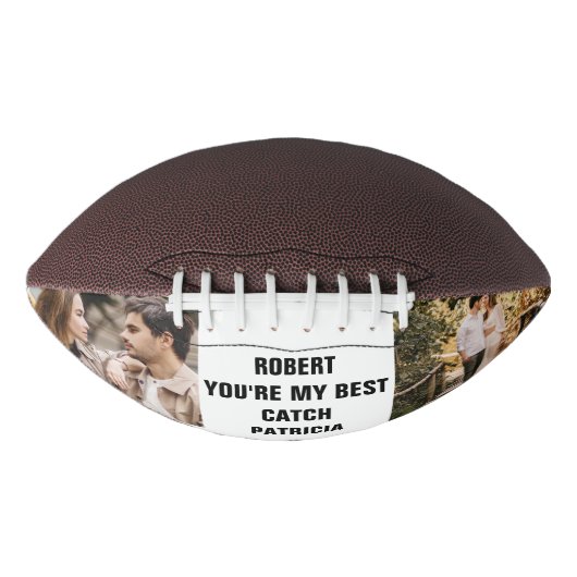 あなたは最高ののMy Catch カスタム2のカップル名 アメリカンフットボール (正面)