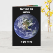 あなたは最高のは息子ではない。カード カード (黄色い花)