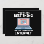 あなたは最高のインターネットで見つけたこと 招待状 (正面/裏面)